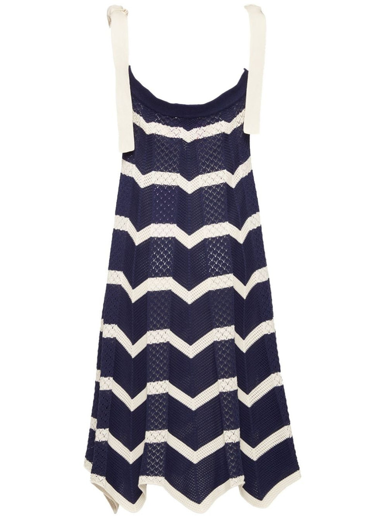 Chevron knitted dress 5