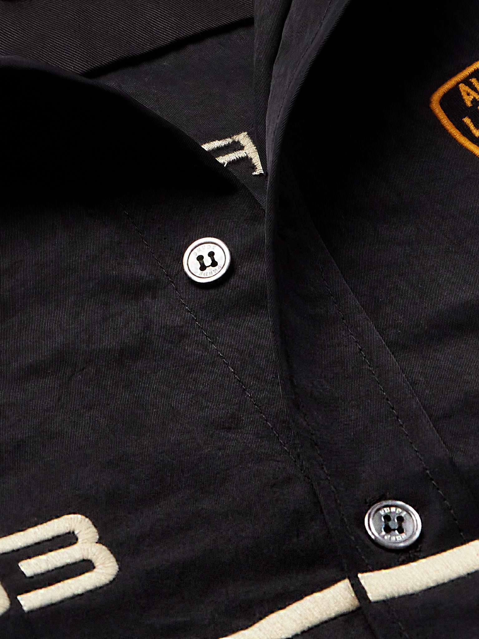 + Lamborghini Logo-Embroidered Nylon-Twill Shirt - 4