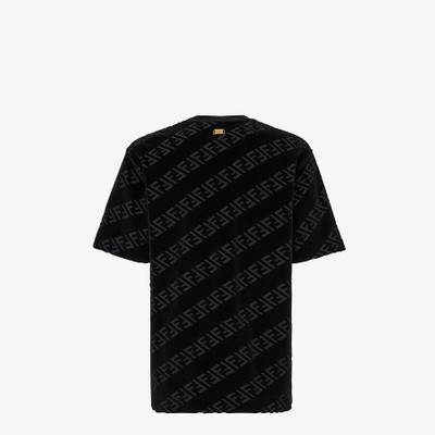 FENDI Black velvet T-shirt outlook