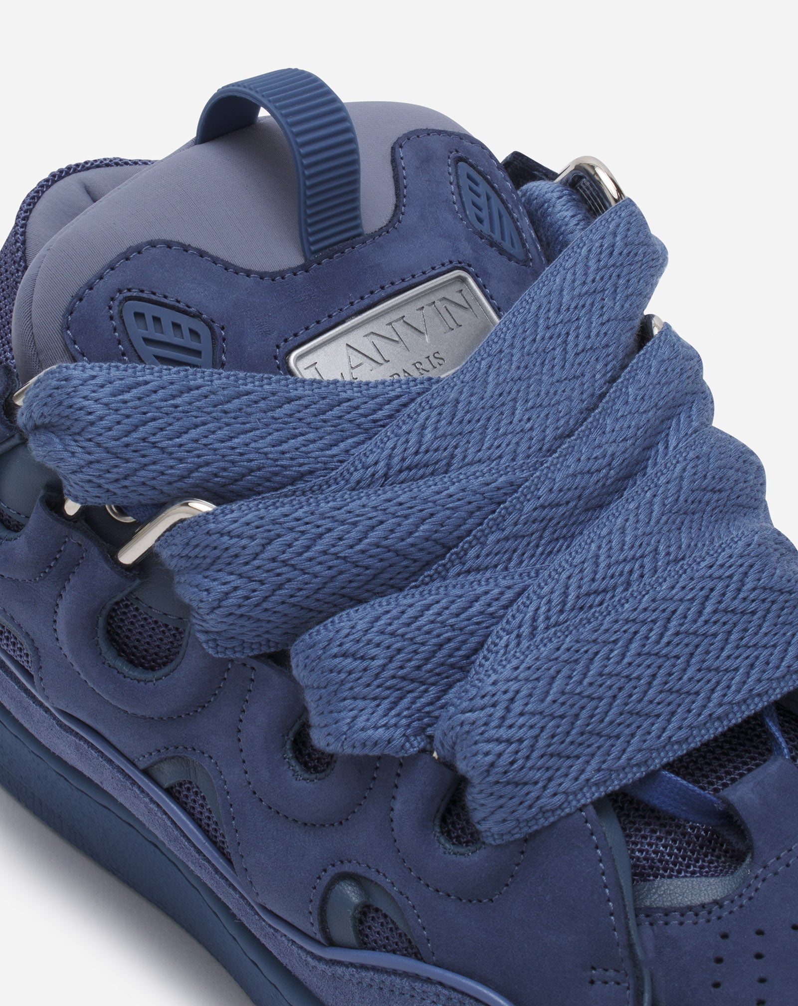LEATHER CURB SNEAKERS - 5
