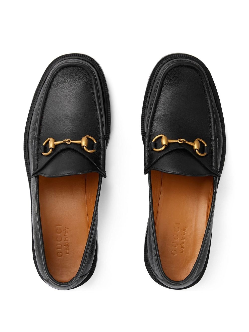 Horsebit almond-toe loafers - 4