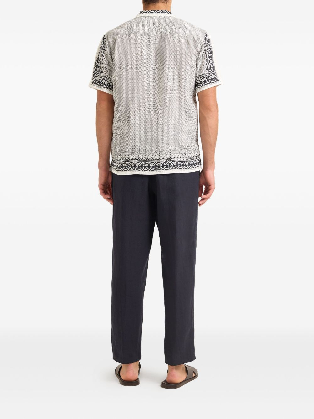 Maitan patterned linen shirt - 3