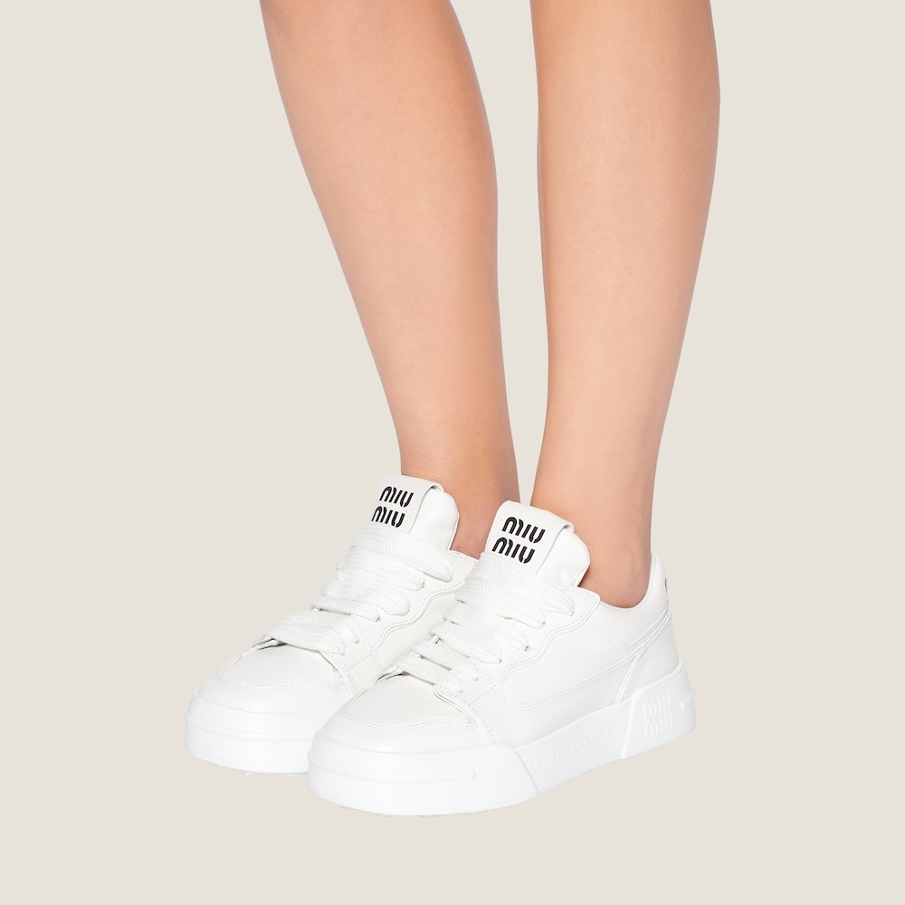 Leather sneakers - 4