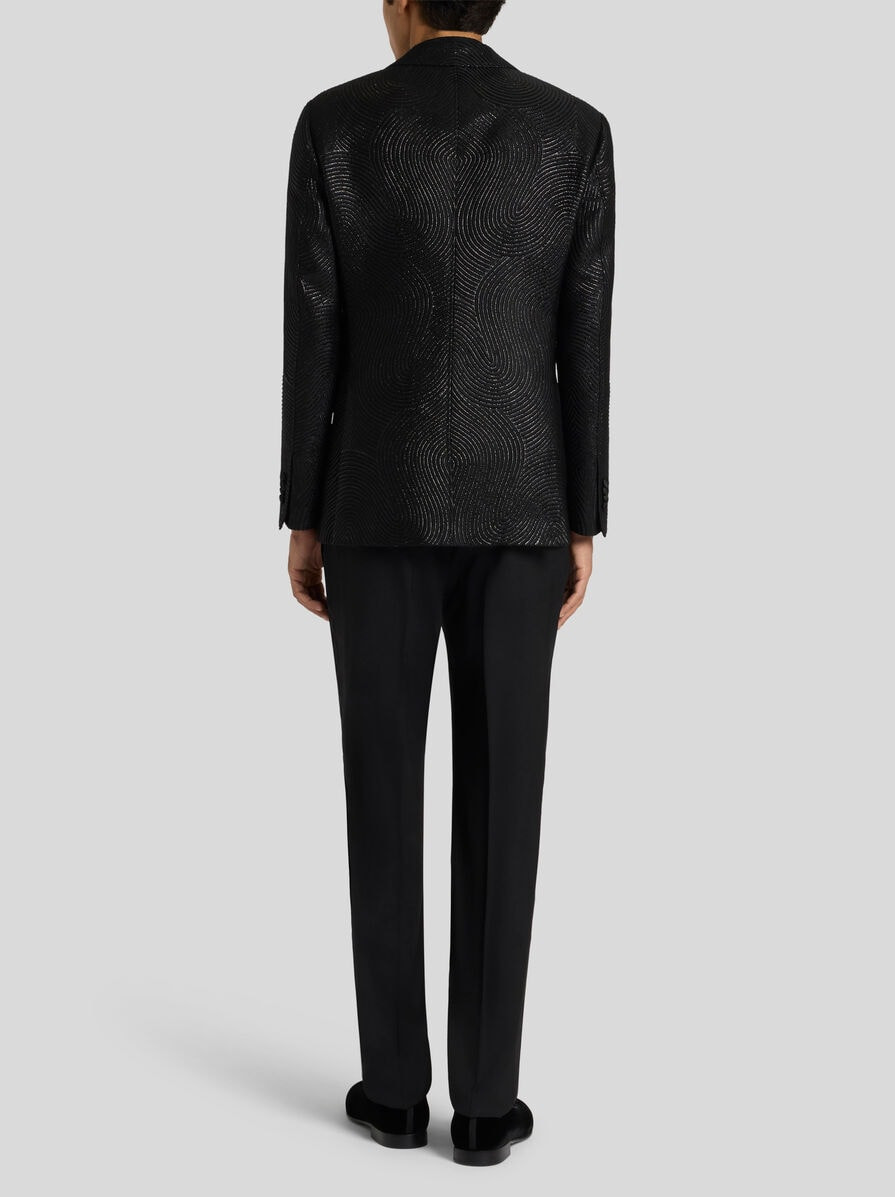 SINGLE-BREASTED WAVY BLAZER - 4