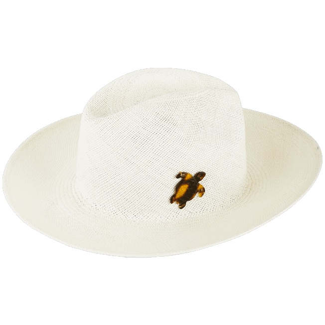 Women Natural straw hat solid - 1