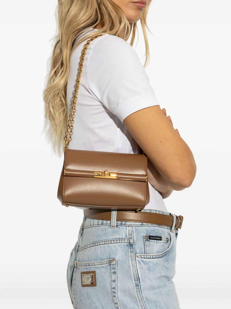 Dolce & Gabbana mini Marlene City chain-strap flap tote bag outlook