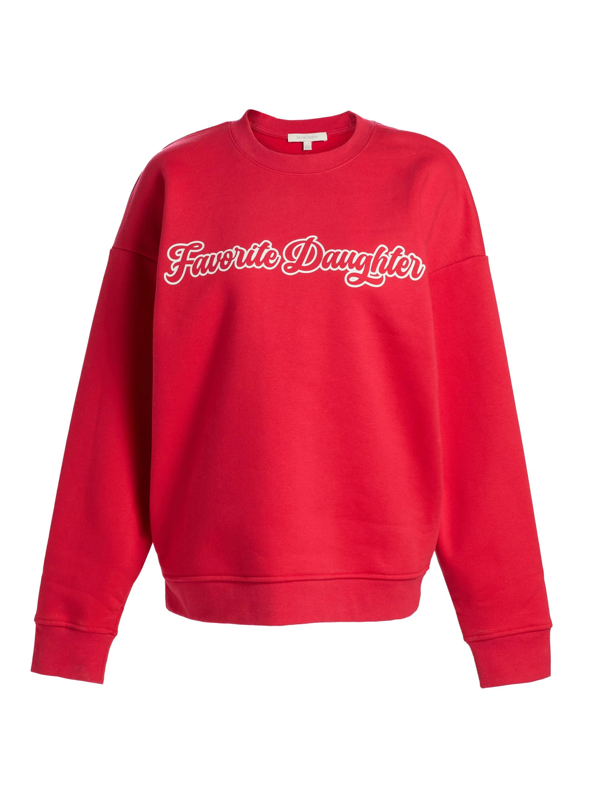Women's The Varsity Sweatshirt - Rouge Red White - 1