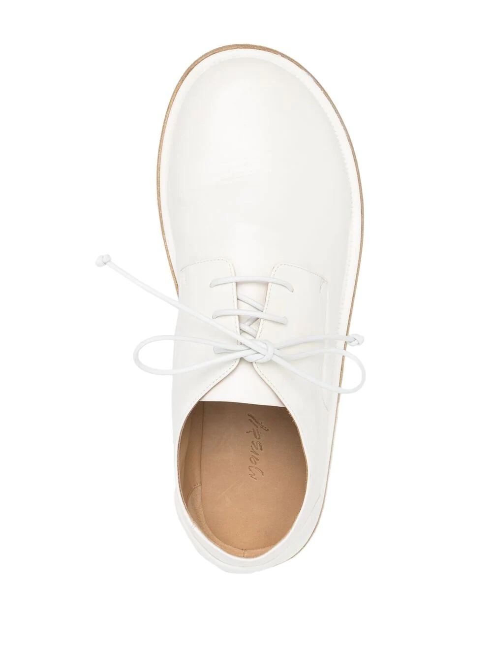 leather lace-up shoes - 4