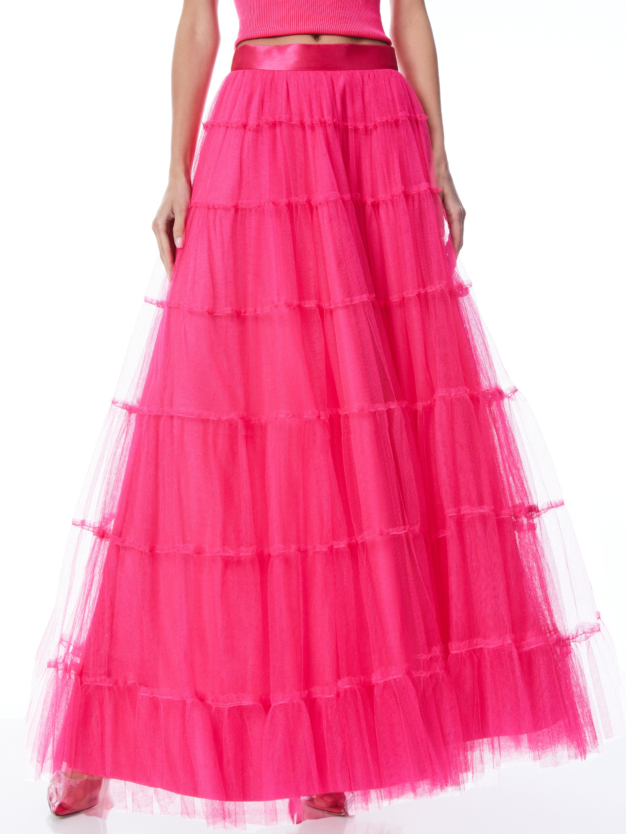 DARCY TULLE MAXI SKIRT - 2