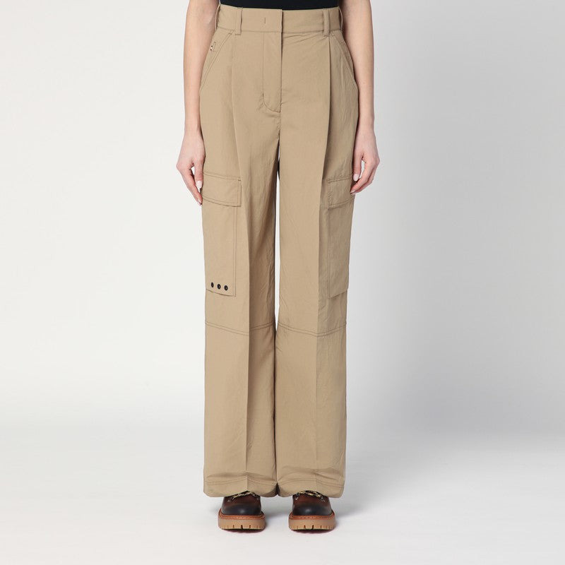 BEIGE CARGO PANTS - 1