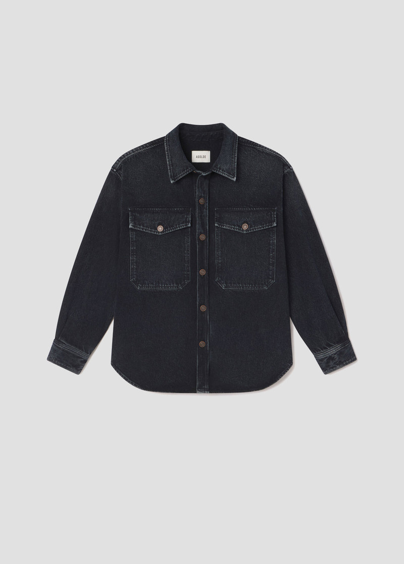 PARK DENIM SHIRT JACKET IN BOYD 1