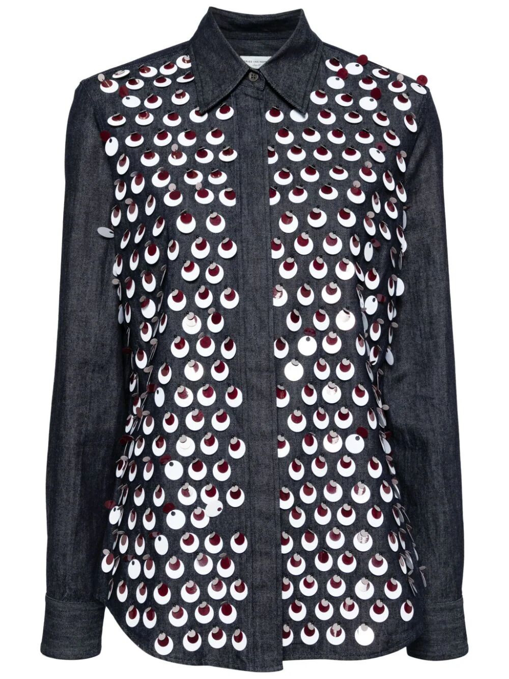 Dries Van Noten Women 00820 Chowy Den Emb 8431 Shirt - 4