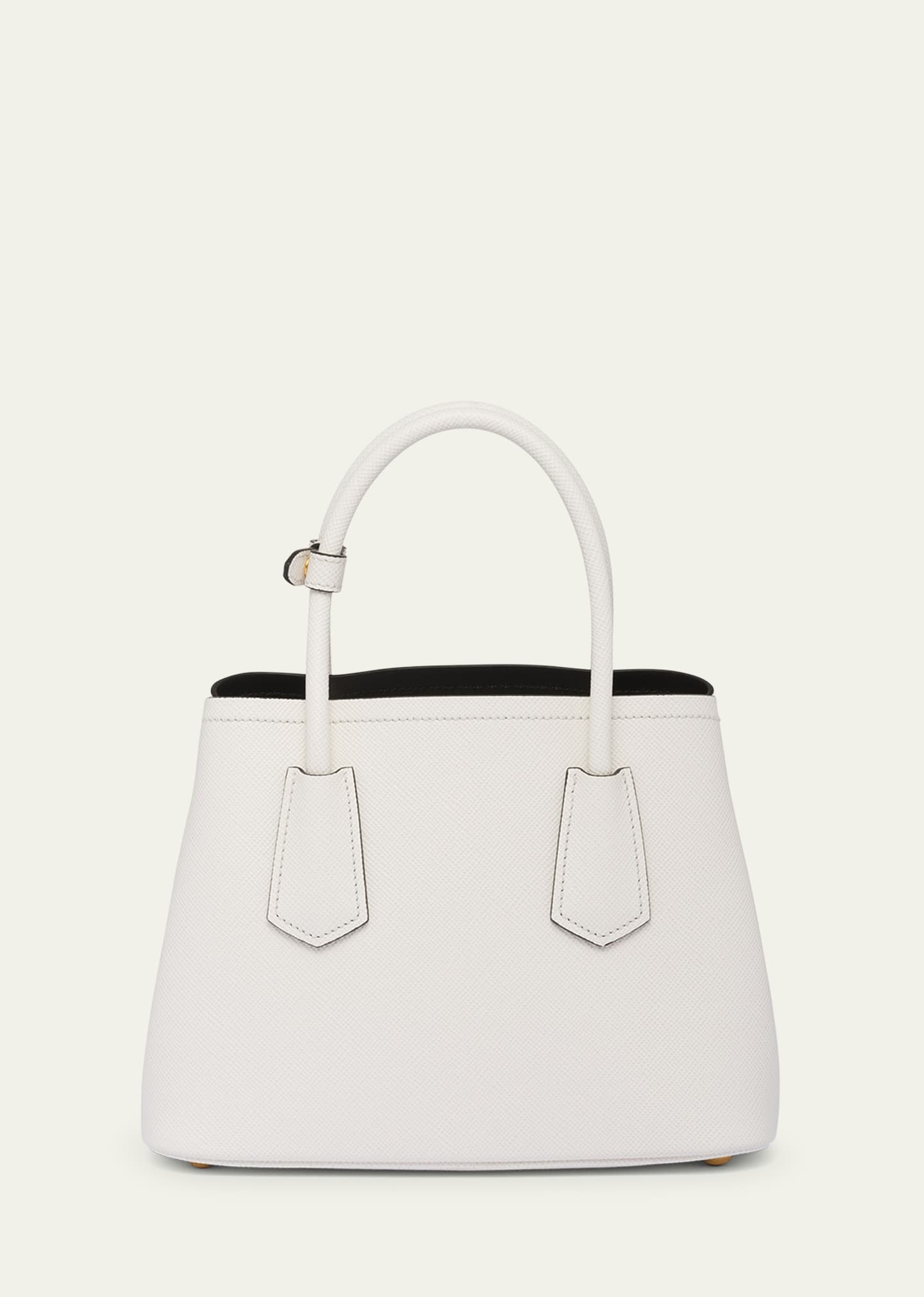 Mini Saffiano Leather Top-Handle Bag - 3