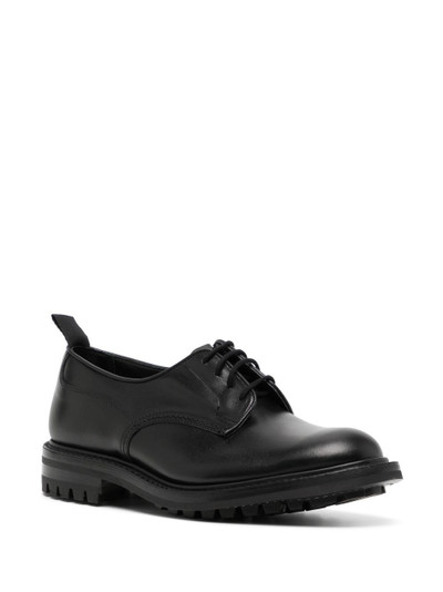 Tricker's panelled lace-up derby shoes outlook