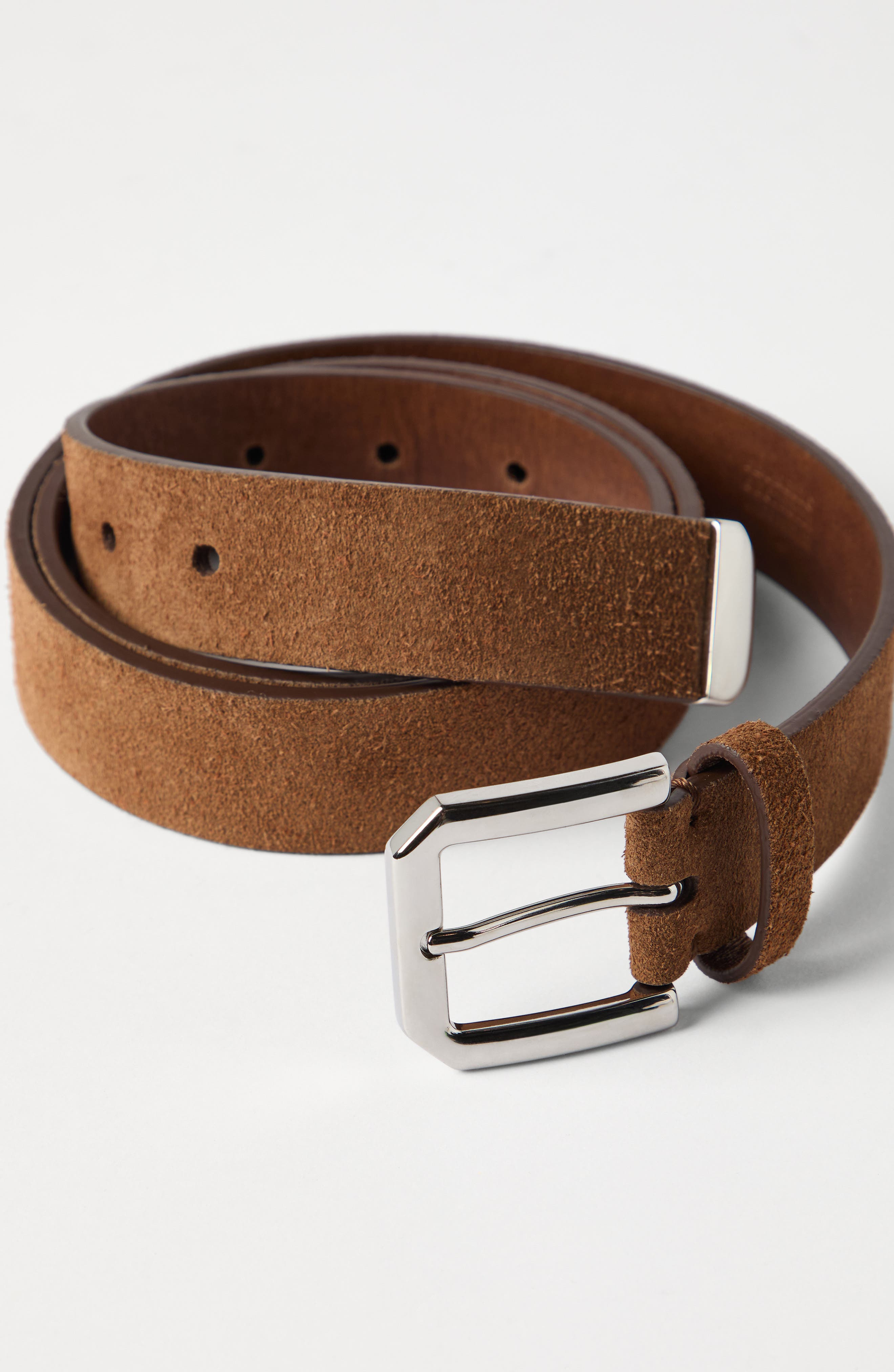 Brunello Cucinelli Leather belt in Brown at Nordstrom - 3
