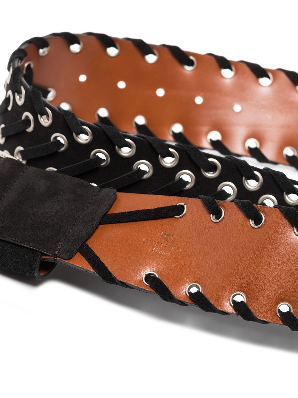 suede waist belt - 3