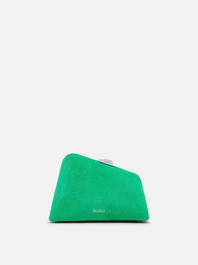 ''MIDNIGHT'' FLUO GREEN MINI CLUTCH 1