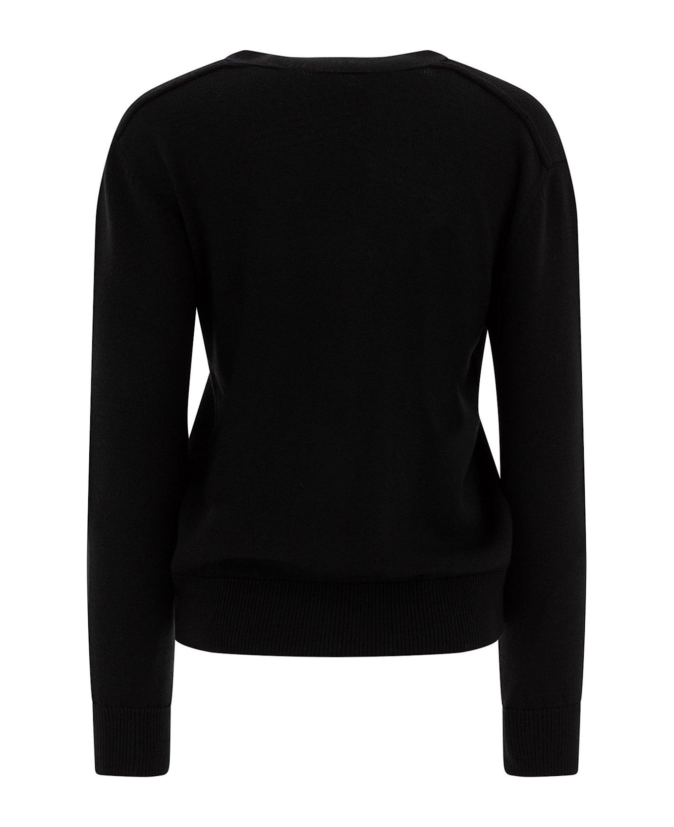 Logo Patch Knitted Cardigan - 2