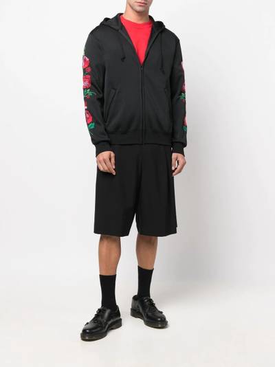 Comme des Garçons Homme Plus embroidered long-sleeved hoodie outlook