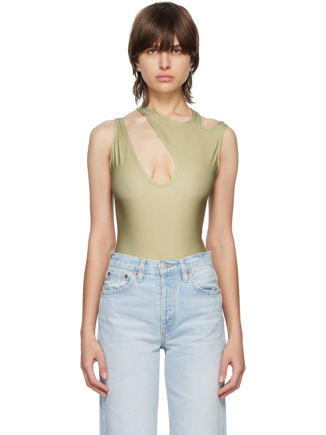 SSENSE Exclusive Green Infinity Bodysuit - 1