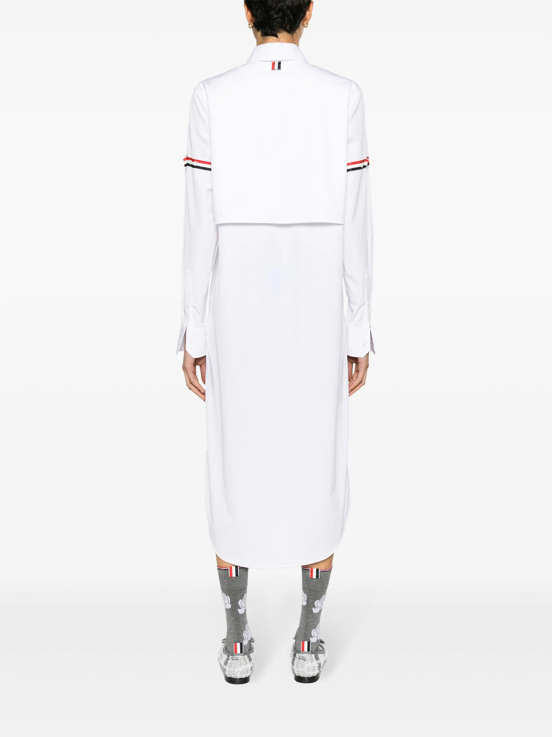 Cotton Armband Easy Fit Maxi Shirtdress - 4