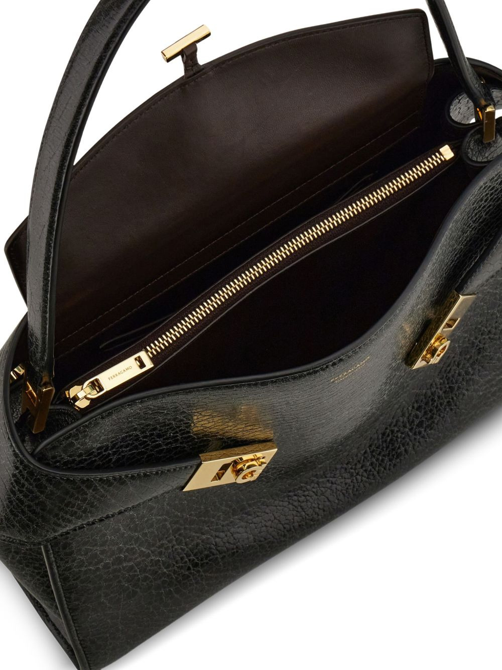 medium Hug leather shoulder bag - 5
