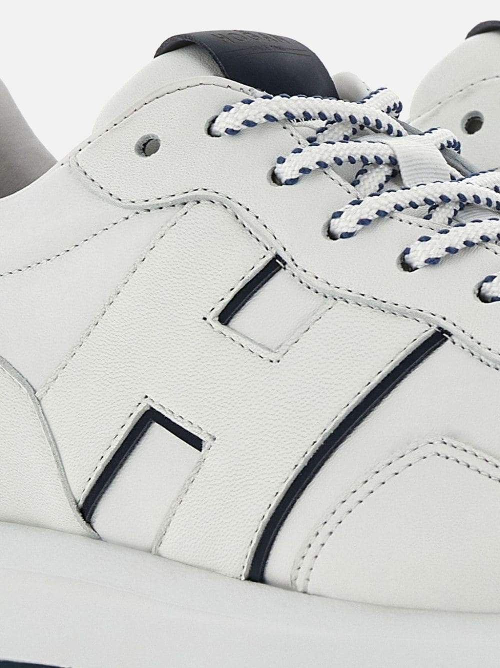 logo-patch lace-up sneakers - 6