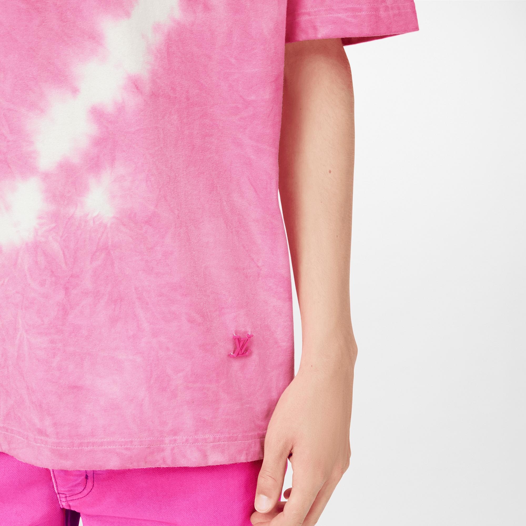 Tie&Dye T-Shirt With LV Signature - 4