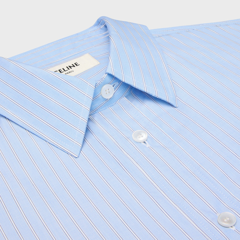 loose shirt IN STRIPED COTTON POPLIN 3