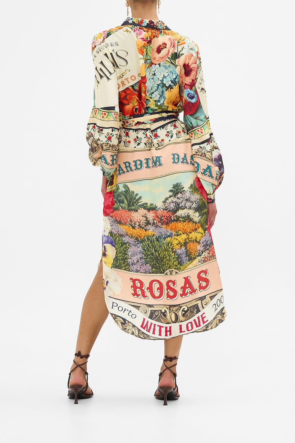 HIGH LOW MIDI SHIRT DRESS - 3