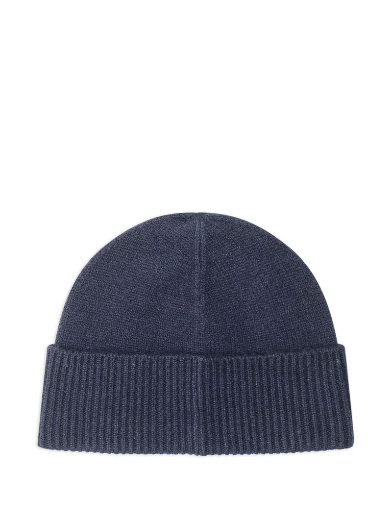 BOSS ribbed beanie hat outlook