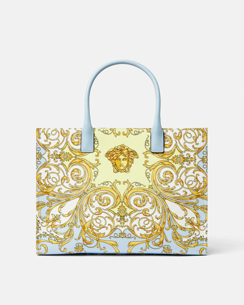 La Medusa Printed Large Canvas Tote 6