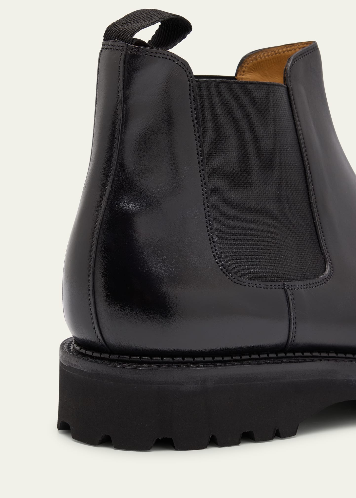 Men's Lawry Leather Lug-Sole Chelsea Boots - 5
