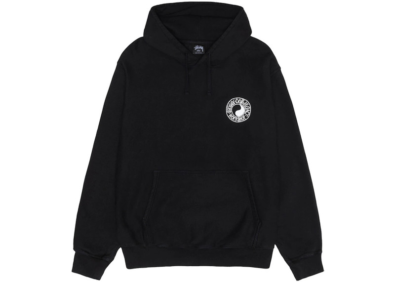 Stüssy Stussy x Our Legacy Work Shop Buana Pigment Dyed Hoodie Black outlook