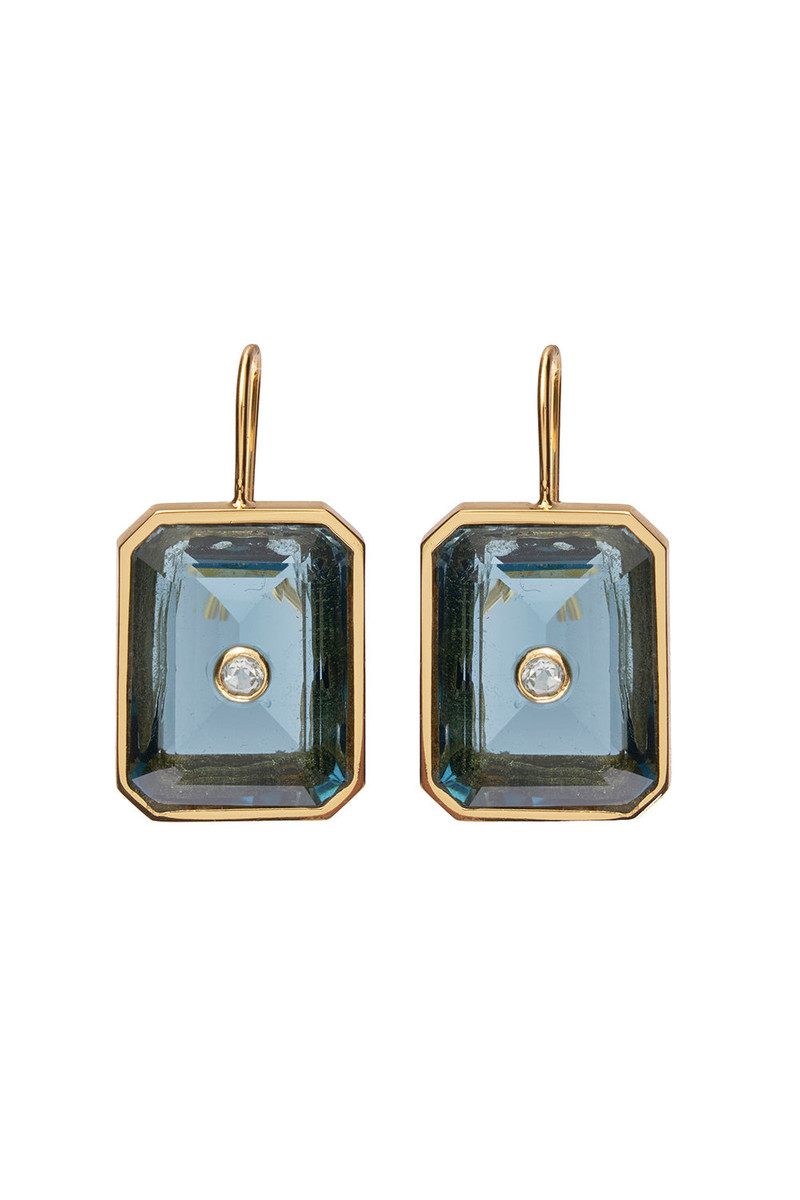 Denim Tile Earrings 1