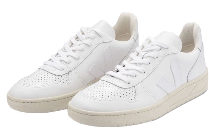 Veja V-10 Leather Lace-Up 'Extra White' VX021270 - 3