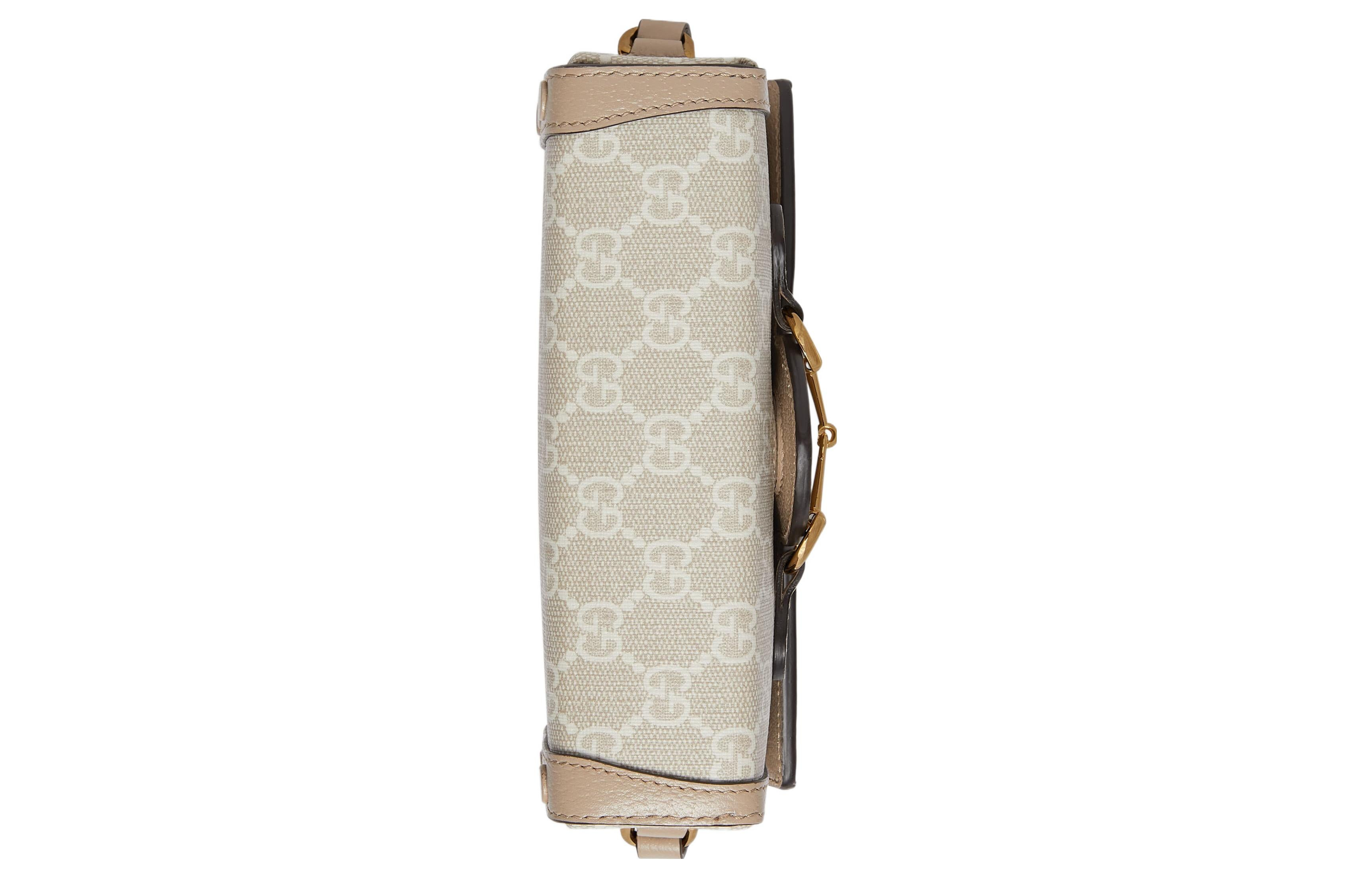 (WMNS) Gucci Horsebit 1955 mini 'Khaki' 699296-UULBG-9683 - 6