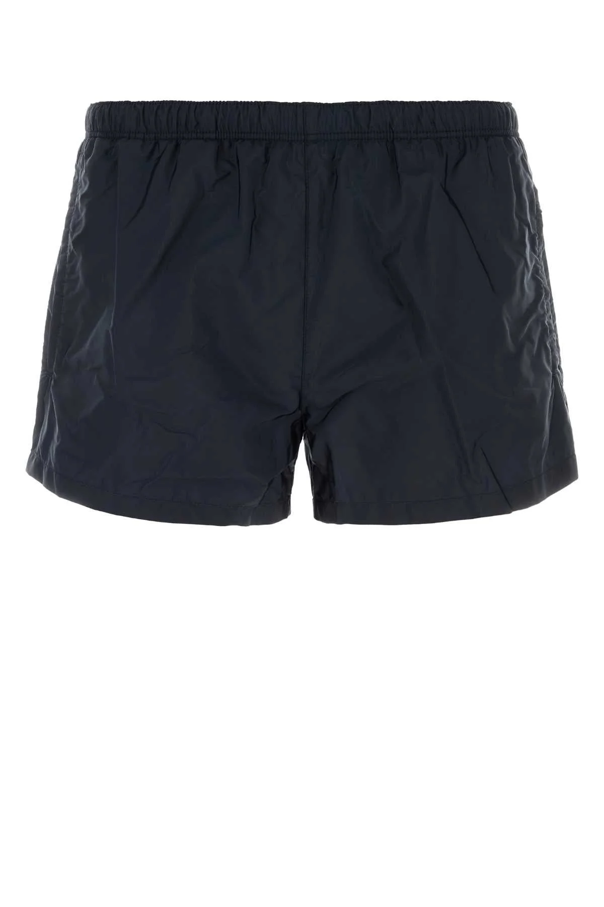 Prada Men Navy Blue Re-Nylon Swimming Shorts - 1
