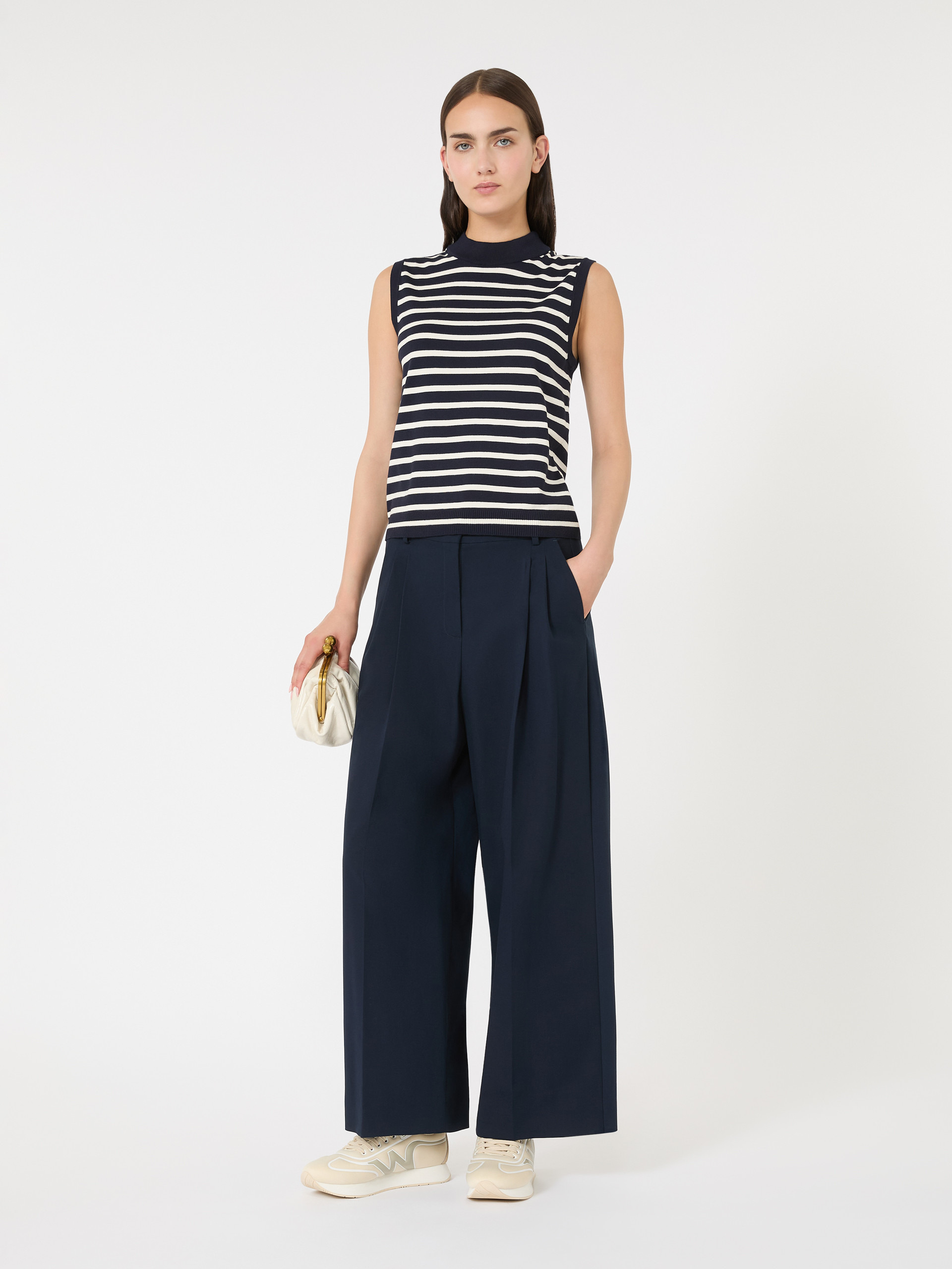 NAZIONE Stretch viscose yarn top - 2