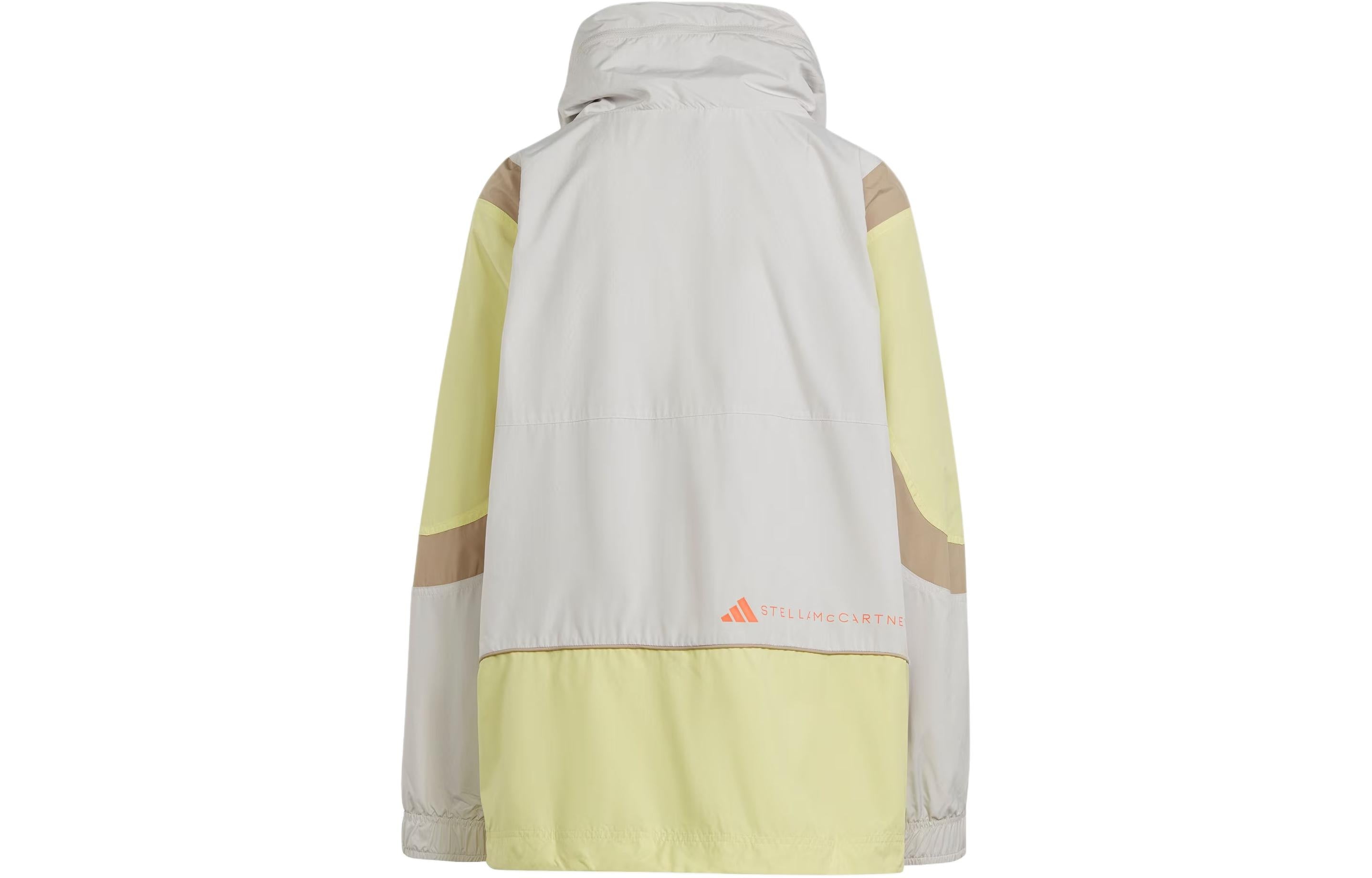 (WMNS) adidas By Stella McCartney Woven Track Top Asia Sizing 'White Yellow' IT7528 - 3