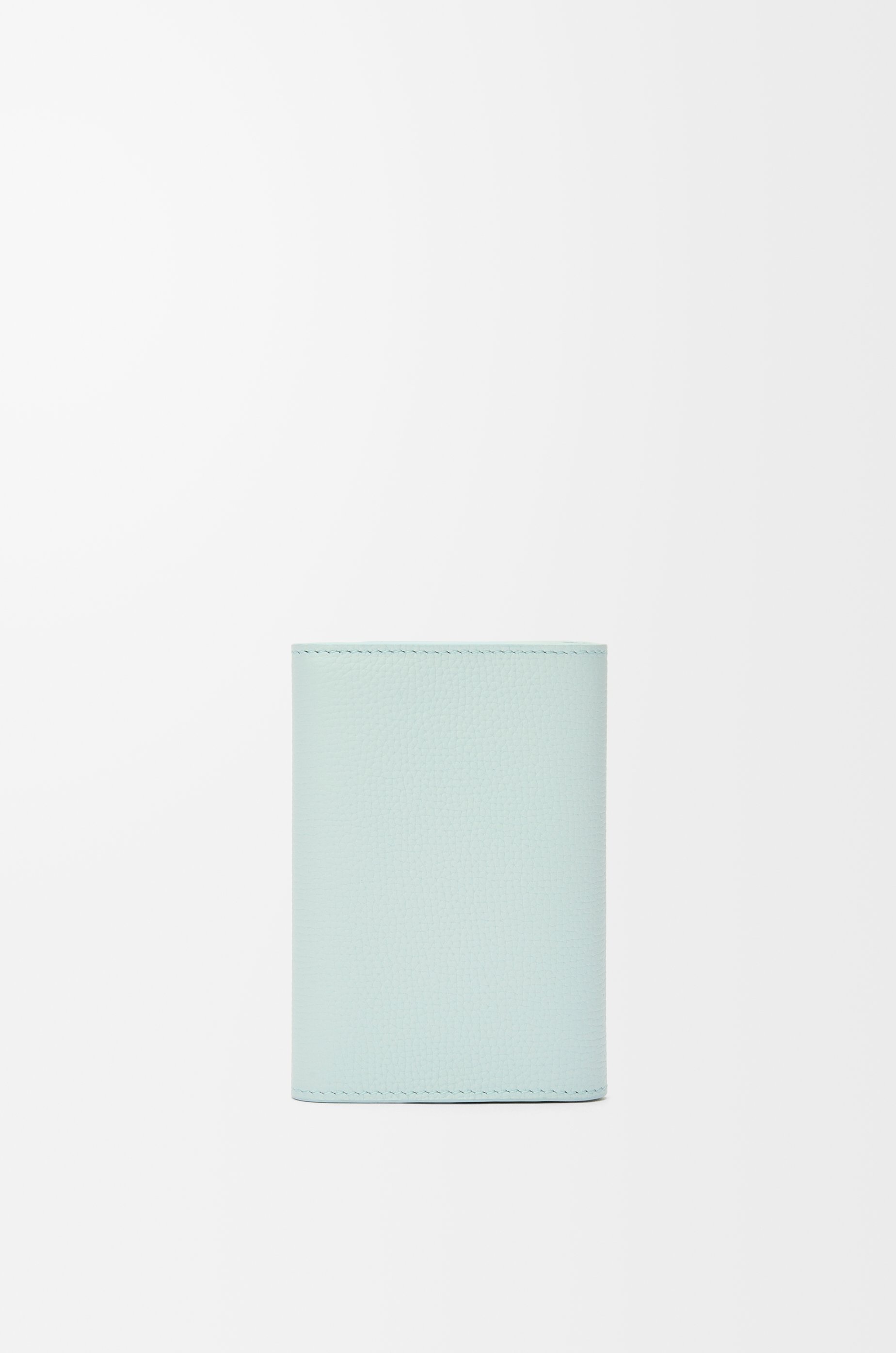 Anagram small vertical wallet in pebble grained calfskin - 4