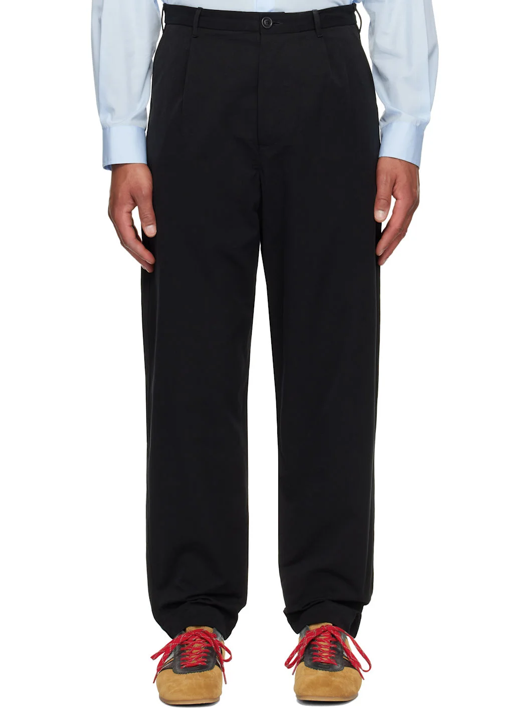 Black Mili Hiroshi Trousers - 1