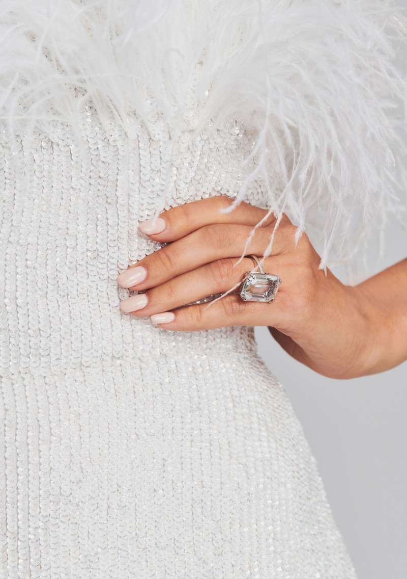 TORIN SEQUIN FEATHER DRESS 2