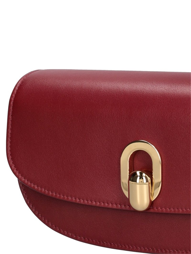 The Tondo Crescent leather shoulder bag - 4