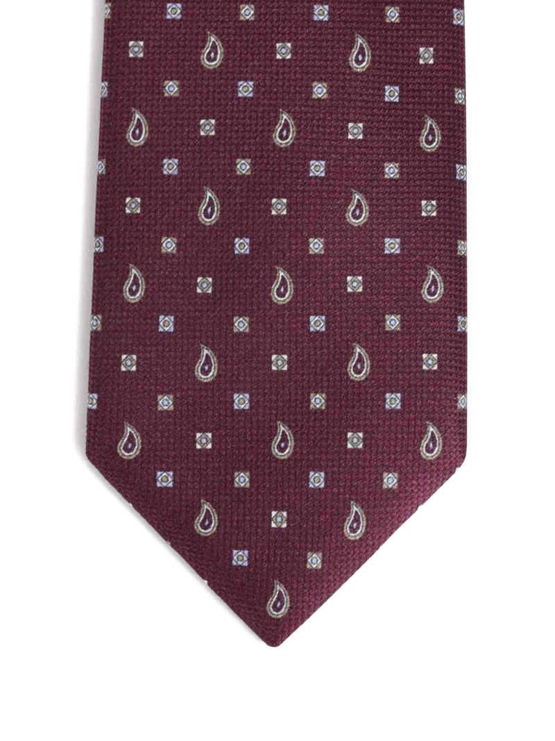 Brioni paisley-motif tie outlook