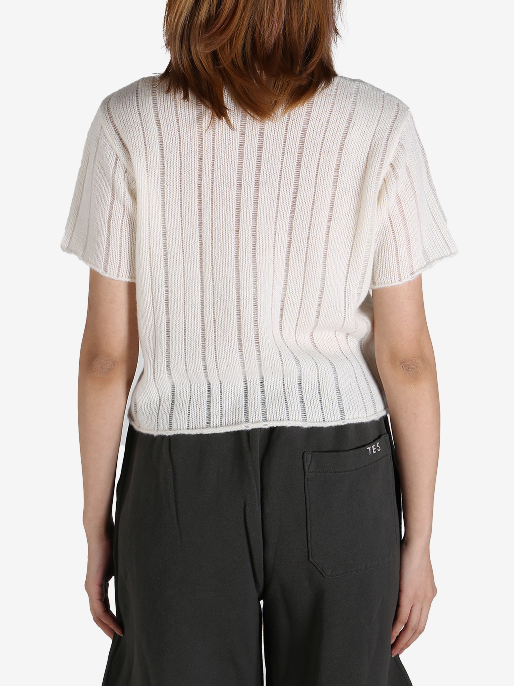 THE ELDER STATESMAN - Women Drop Needle SS Tee - 3