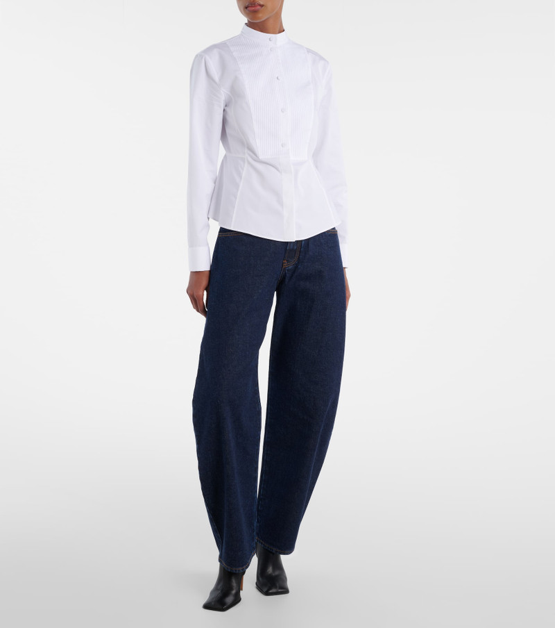 Alaïa Mid-rise barrel-leg jeans outlook