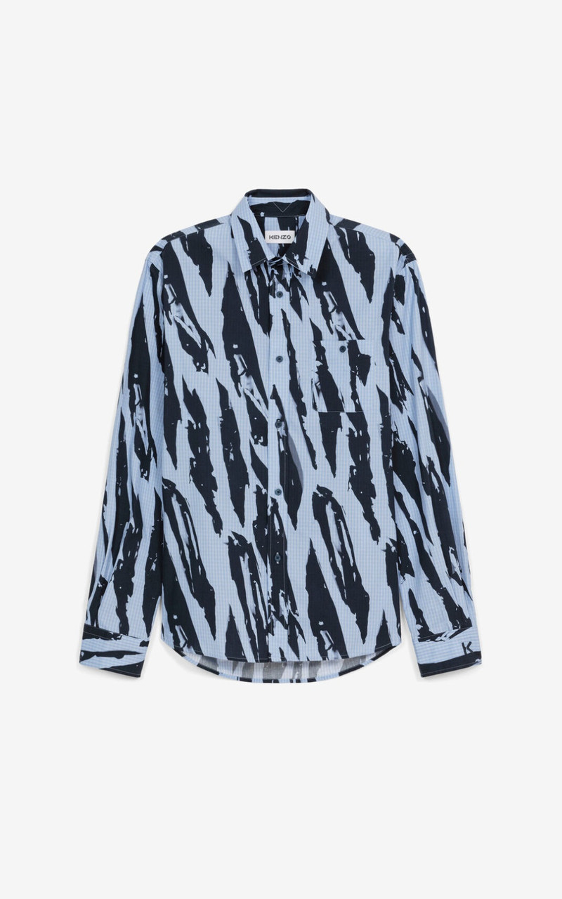 'Pleat Camo' casual shirt 1