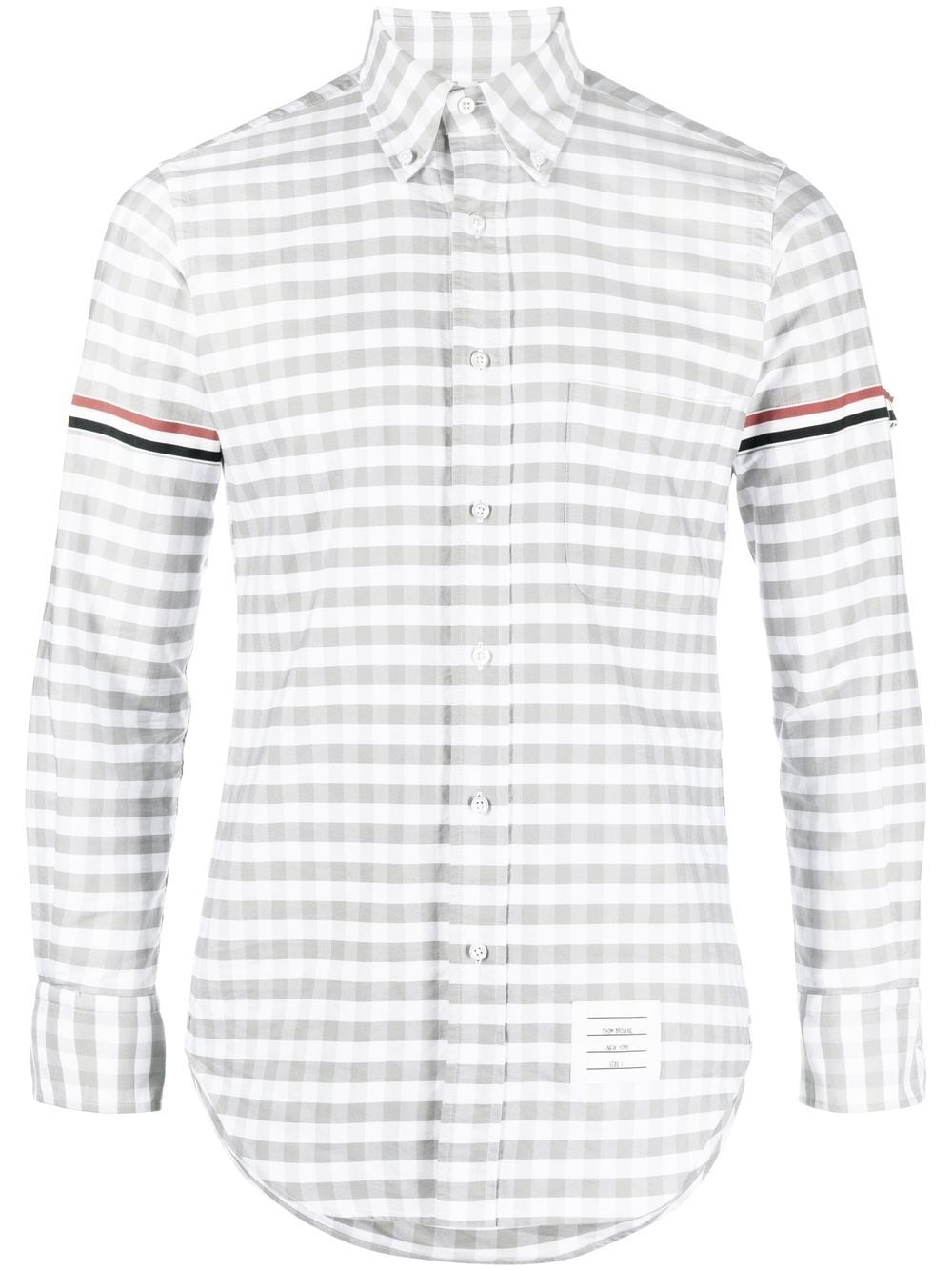 RWB gingham Oxford shirt - 1