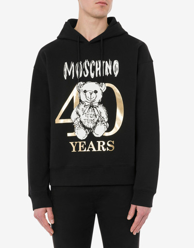 Moschino 40 YEARS TEDDY BEAR HOODIE outlook